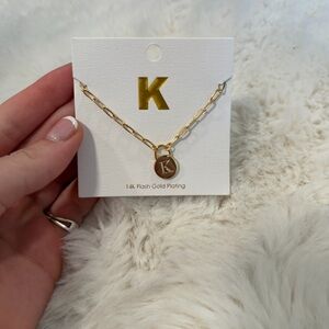 Letter K Necklace